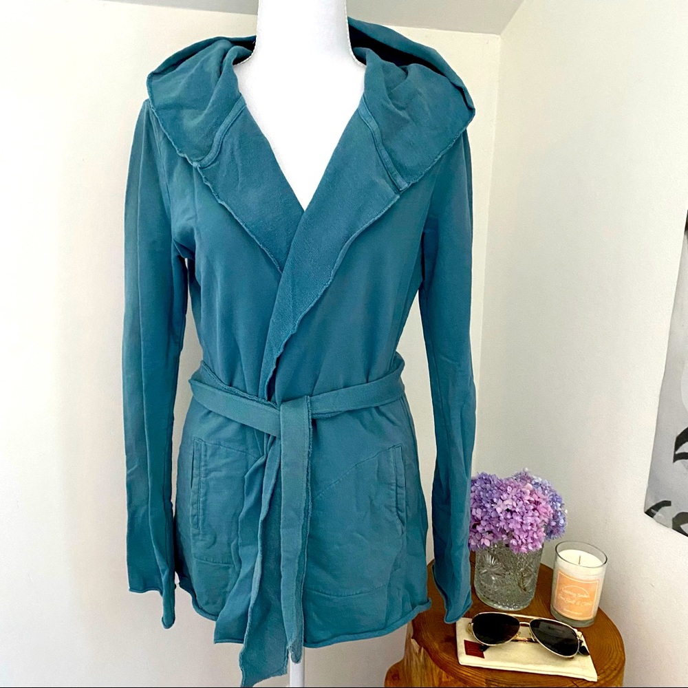 Lucky Brand Teal Hooded Sweatshirt